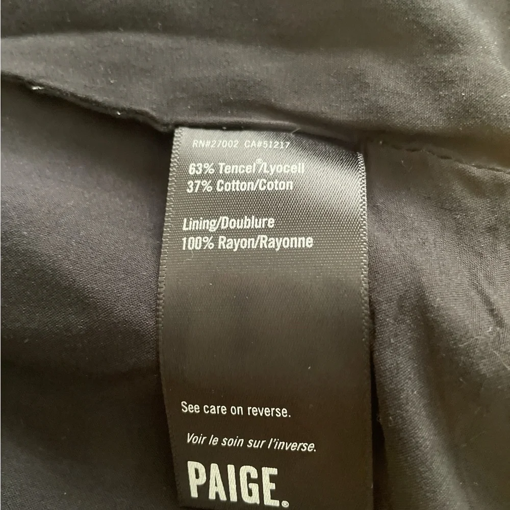 PAIGE  Karissa Houndstooth Black and White Plaid Blazer - Picture 5 of 7